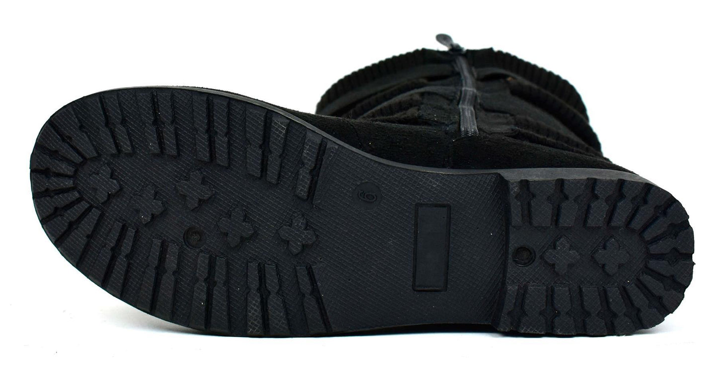 LateurGo Black Leggings Boot for Women, trendy and stylish footwear collection