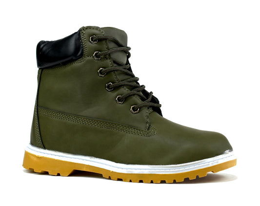 LateurGo Builder's Boot in Olive Color for Durable Wear