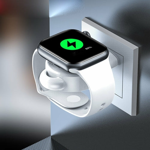 A sleek LateurGo Apple iWatch USB charger with a modern design for convenient charging on the go.