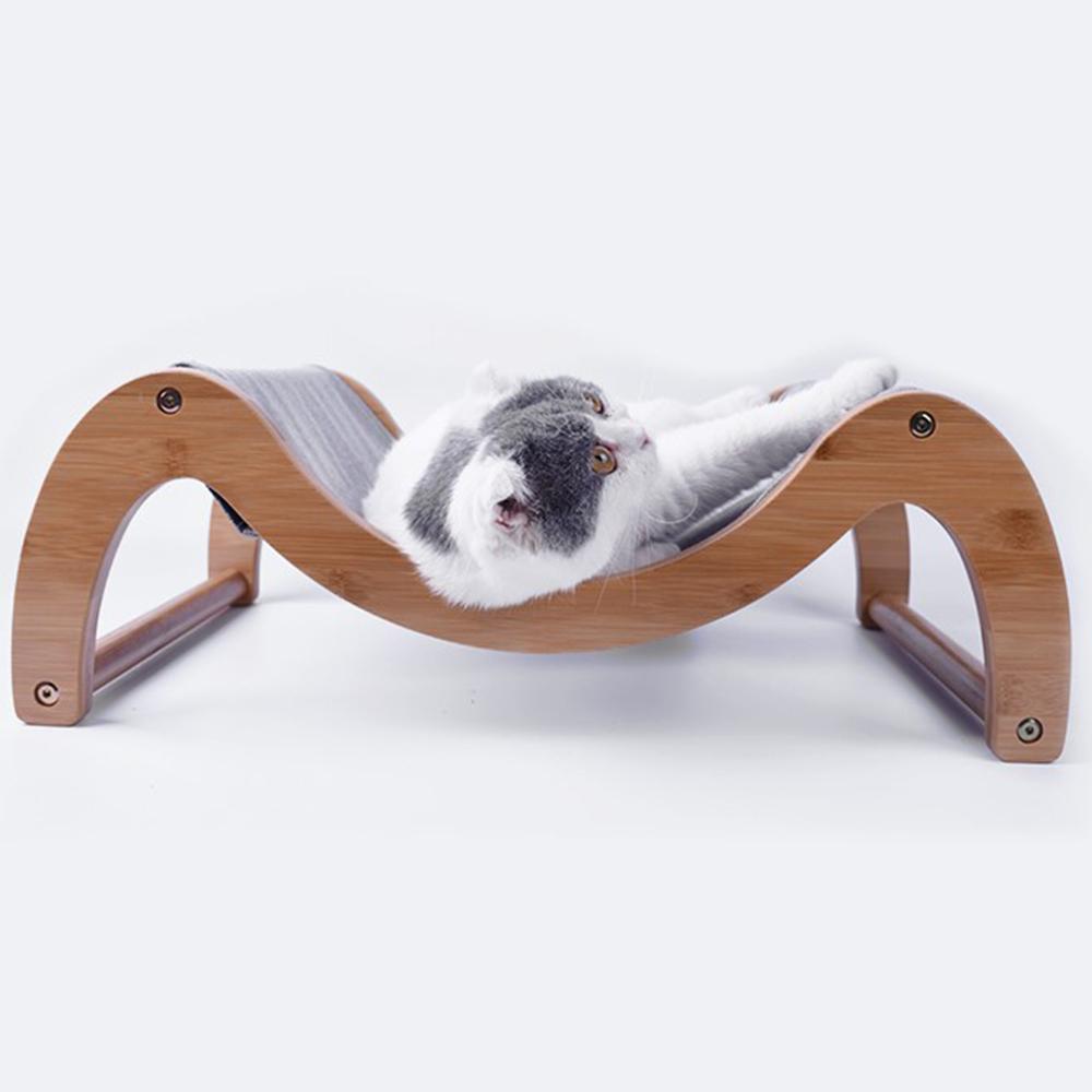 LateurGo Cat Hammock with Durable Flat Surface for Small and Medium Pets