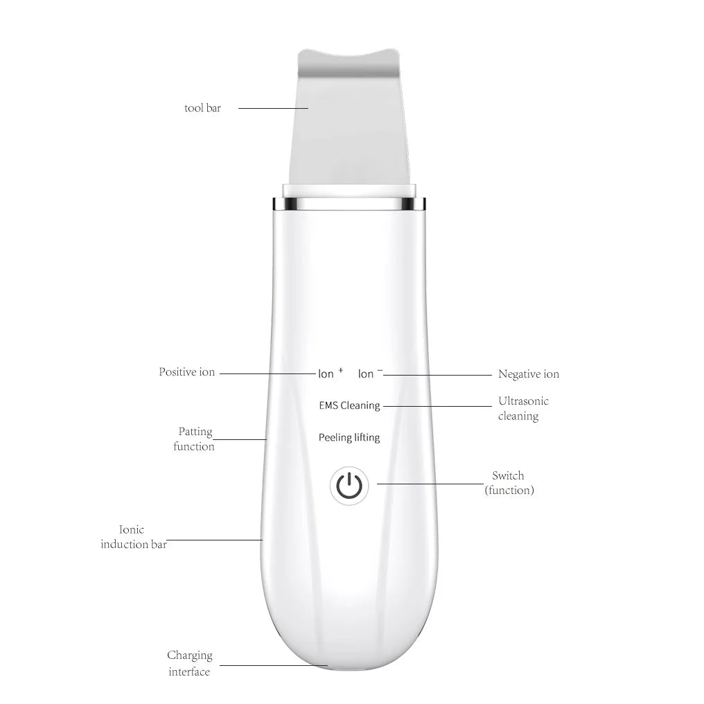 LateurGo Vibrance Ultrasonic Skin Scrubber FY-400B