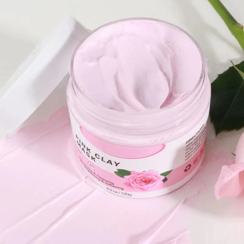 RosyGlow Whitening Pink Clay Mask | Skincare