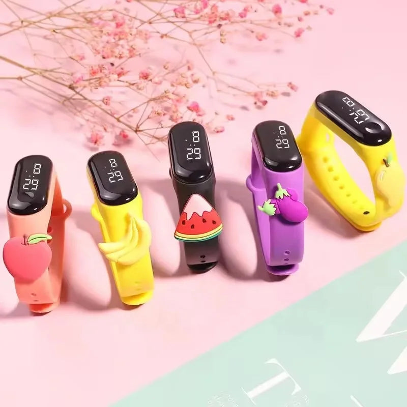 LateurGo Cartoon Fashion Automatic Sport Waterproof Smartwatch for Kids