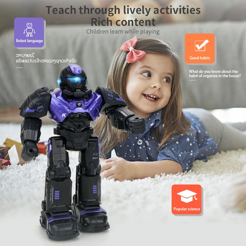 LateurGo HOSHI JJRC R20 RC Smart Robot Dancing Toy with Infrared Gesture Control