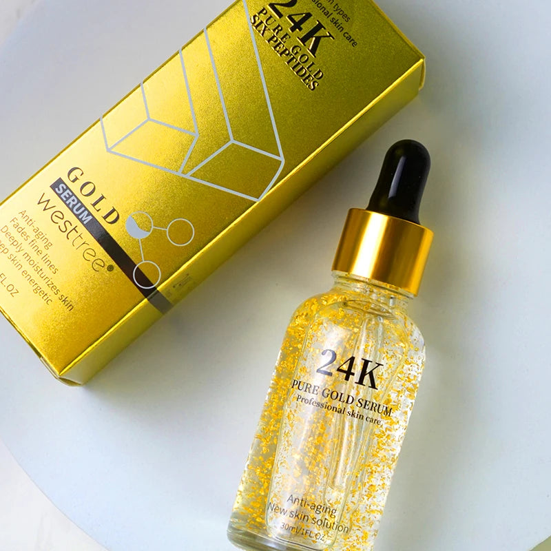 LateurGo AiXin 24K Gold Deep Moisturizing Serum for Anti-Aging and Fine Lines Fade