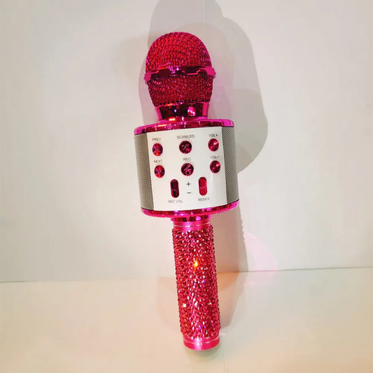 LateurGo Wireless Karaoke Microphone 858L - Portable KTV Speaker with USB for Kids