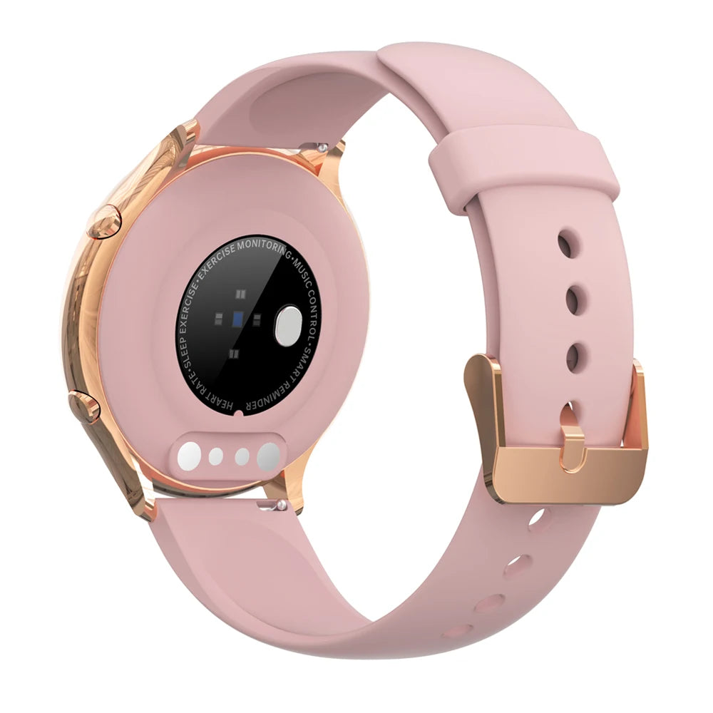DM05 Ultra-Thin Alloy Gold Round Lady Smartwatch