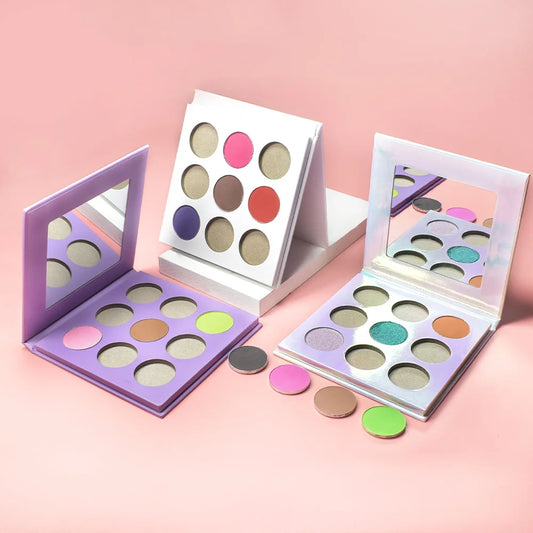 Customizable Matte and Shimmer Eyeshadow Palette