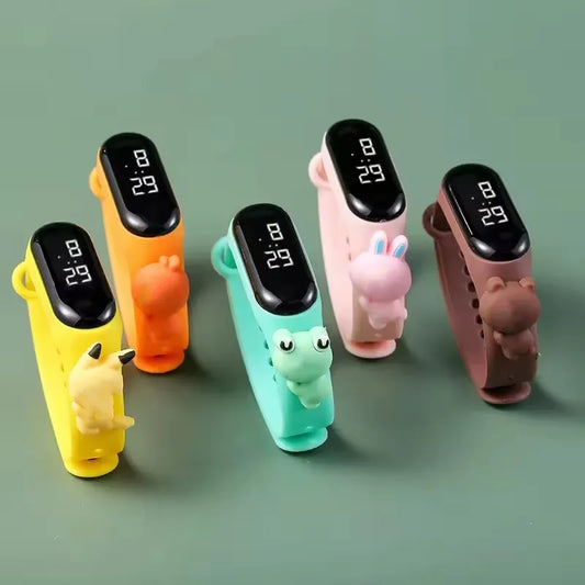 LateurGo Cartoon Fashion Automatic Sport Waterproof Smartwatch for Kids