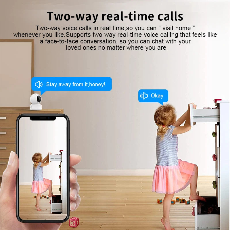 Smart Surveillance Camera | 2-Way Wifi Rechargeable