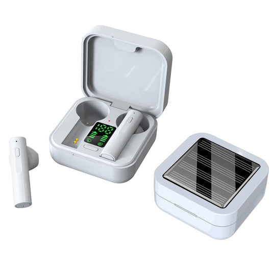 Wireless Noise Cancelling Air6Plus Solar-Powered Earbuds