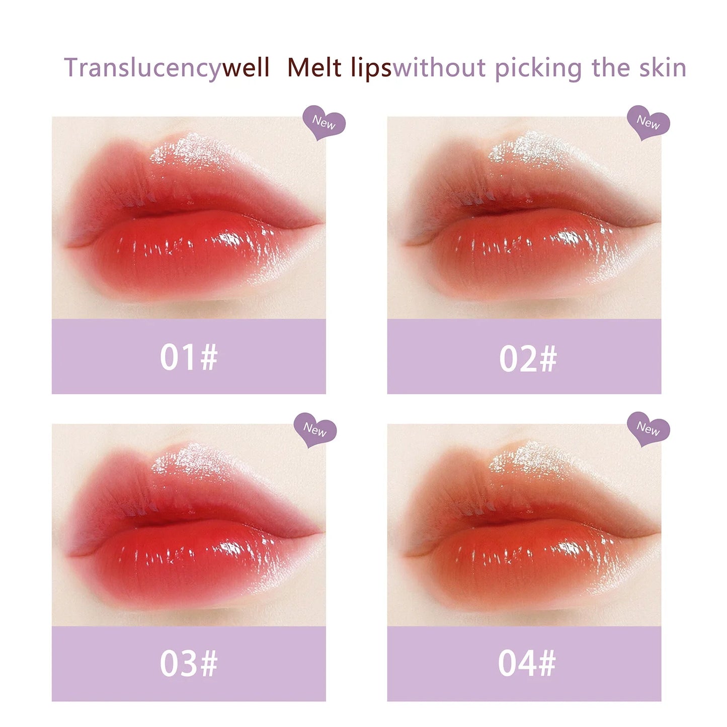 LateurGo Crystal Lip Balm Jelly Lipstick