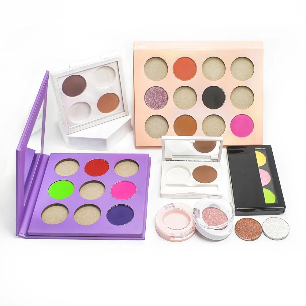 Customizable Matte and Shimmer Eyeshadow Palette
