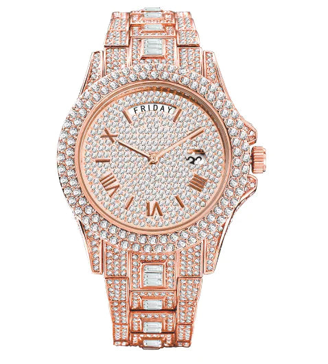 Men's Luxury Crystal Watch | Stylish Timepieces