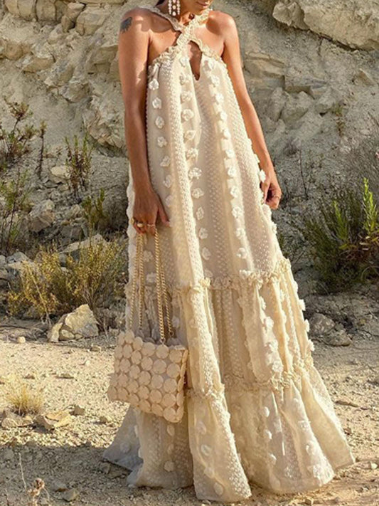 Solid Ball Tassel Dress | Party & Beach Wear Dresses