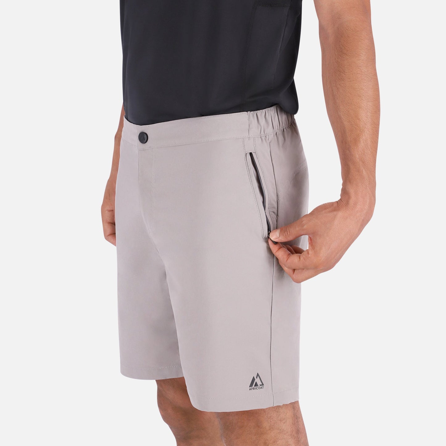 LateurGo Men's Trail Shorts - Grey, Comfortable for Outdoor Activities