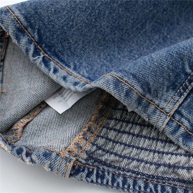 LateurGo Blue Denim Corset Top for Stylish Women