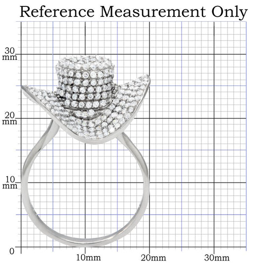 Women's Rhodium 925 Sterling Silver Ring | LateurGo