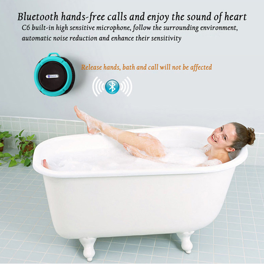 Mini Waterproof Bluetooth Speaker | Suction Cup