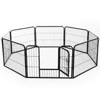 LateurGo PawHut PawsPlay Heavy Duty Metal Pet Playpen