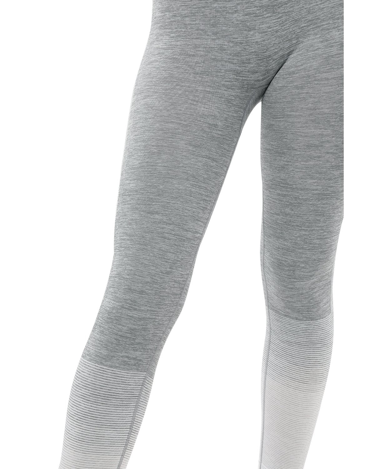 Seamless Grey & White Leggings | Trendy Activewear