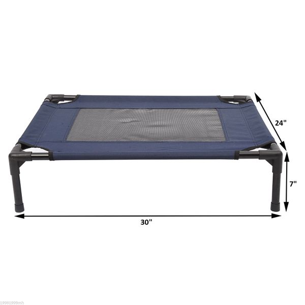 LateurGo PawHut CozyCamp Elevated Pet Bed