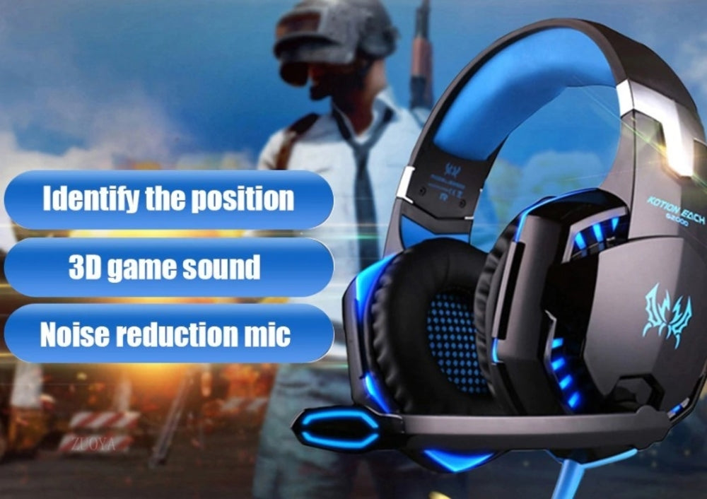 LateurGo Ninja Dragon G9300 LED Gaming Headset with Microphone
