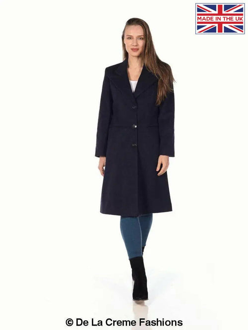 LateurGo Women's Warm and Elegant Mohair Blend Longline Winter Coat