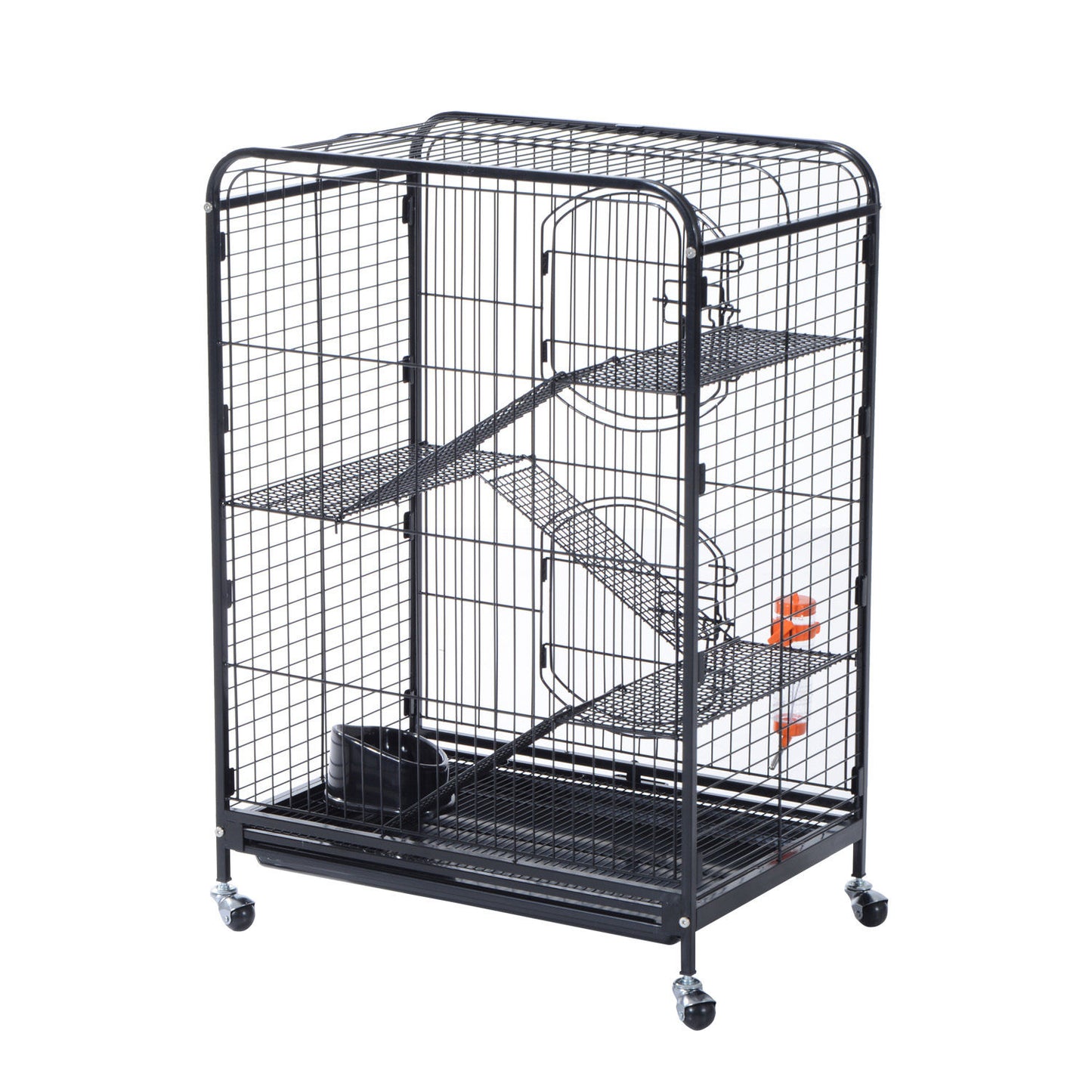 LateurGo PawHut Pet Haven Multi-Level Cage