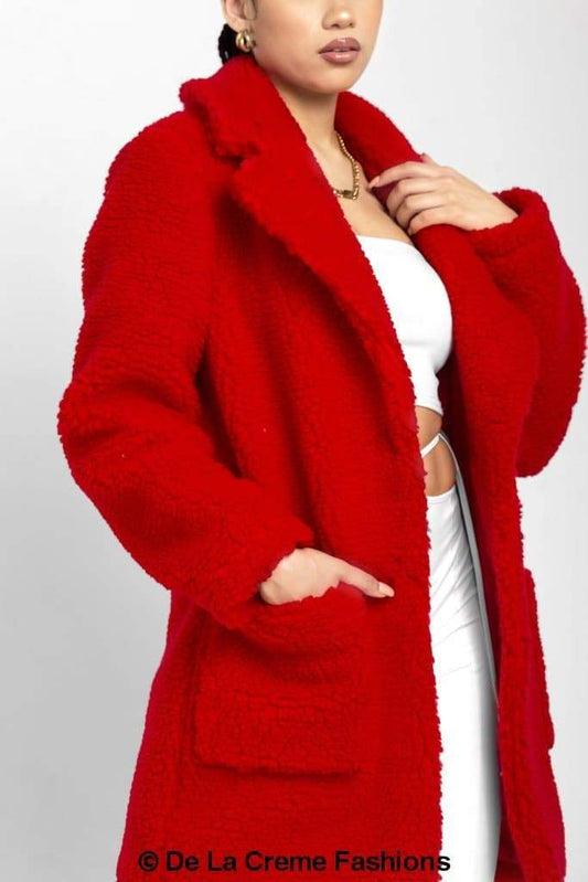 LateurGo Jacqueline oversized teddy coat, perfect for winter warmth and style