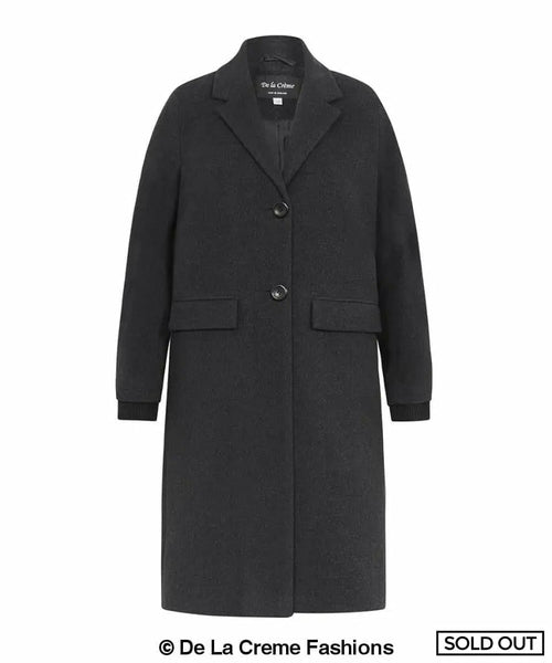 LateurGo Women's Wool Blend Winter Warm Knee Length Coat - Cozy and Stylish