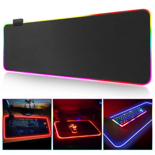 LateurGo Ninja Dragons RGB Gaming 1 Touch Light Up Mouse Pad - Large Size