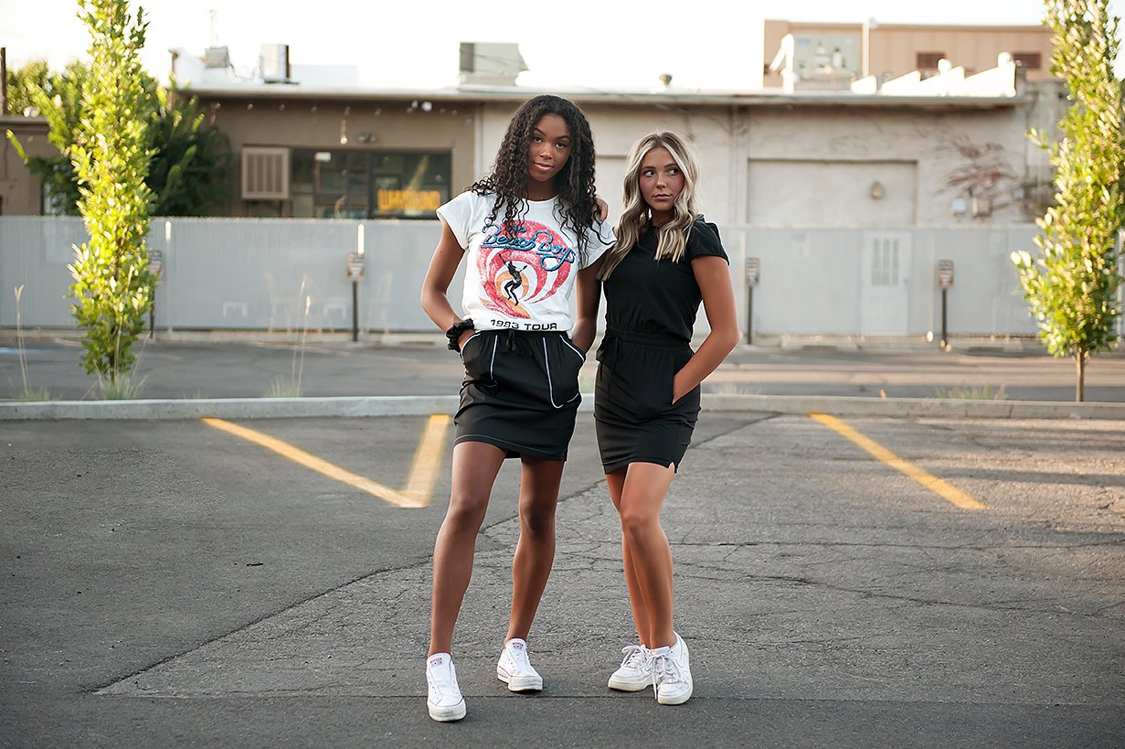 LateurGo Women's Lightweight Dress in Black