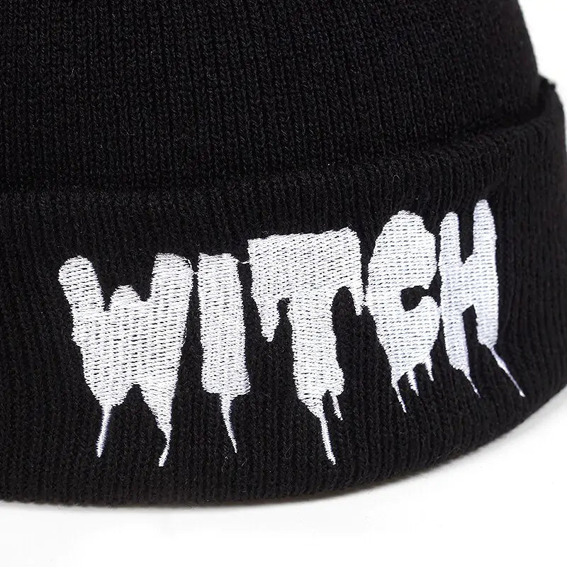 LateurGo Witch Beanie Hat for Women