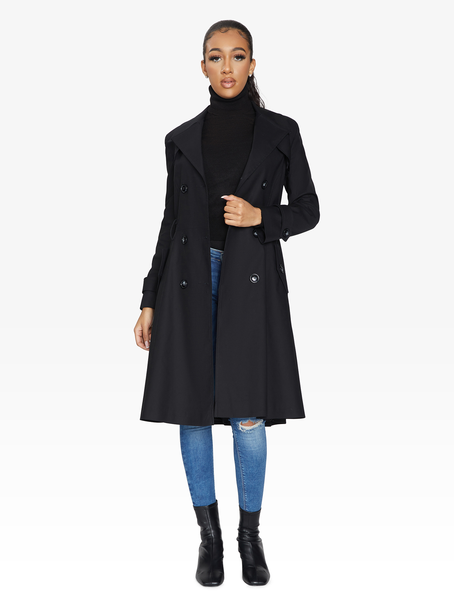 Online Double Breasted Trench Coat for Women | LateurGo 