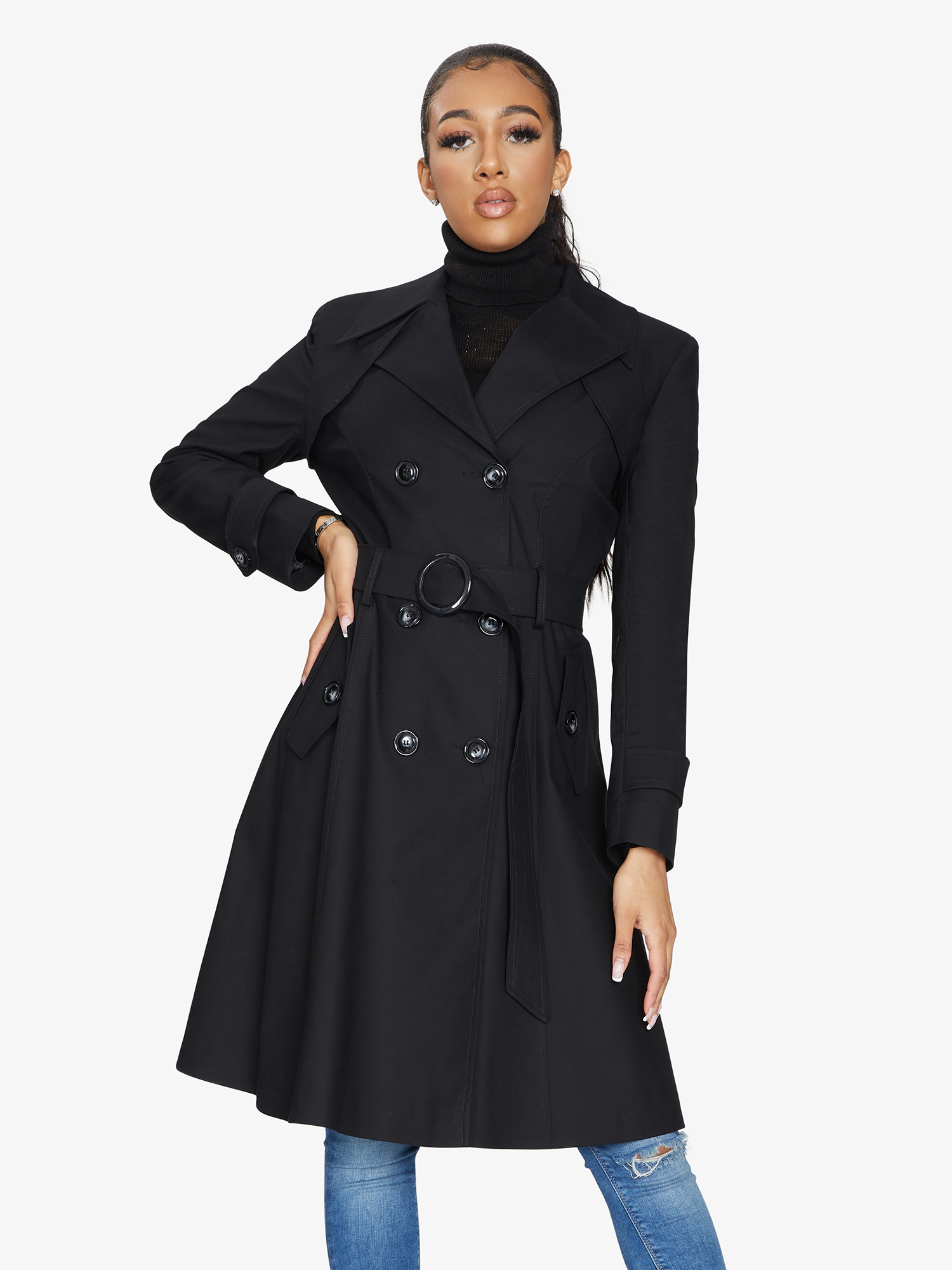 Online Double Breasted Trench Coat for Women | LateurGo 