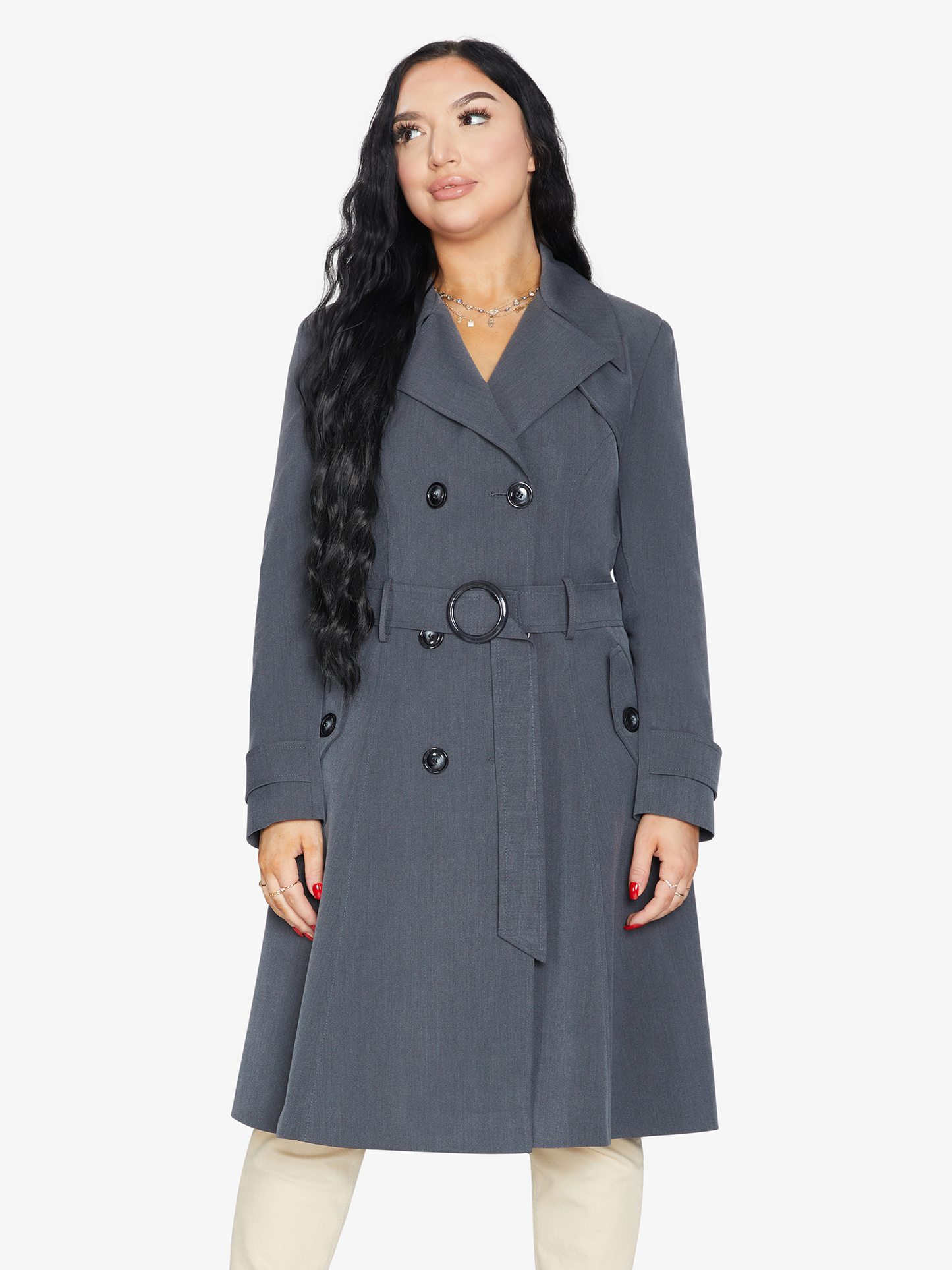 Online Double Breasted Trench Coat for Women | LateurGo 