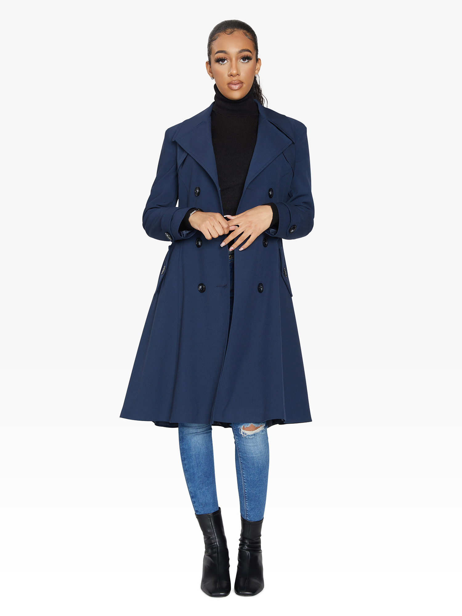 Online Double Breasted Trench Coat for Women | LateurGo 