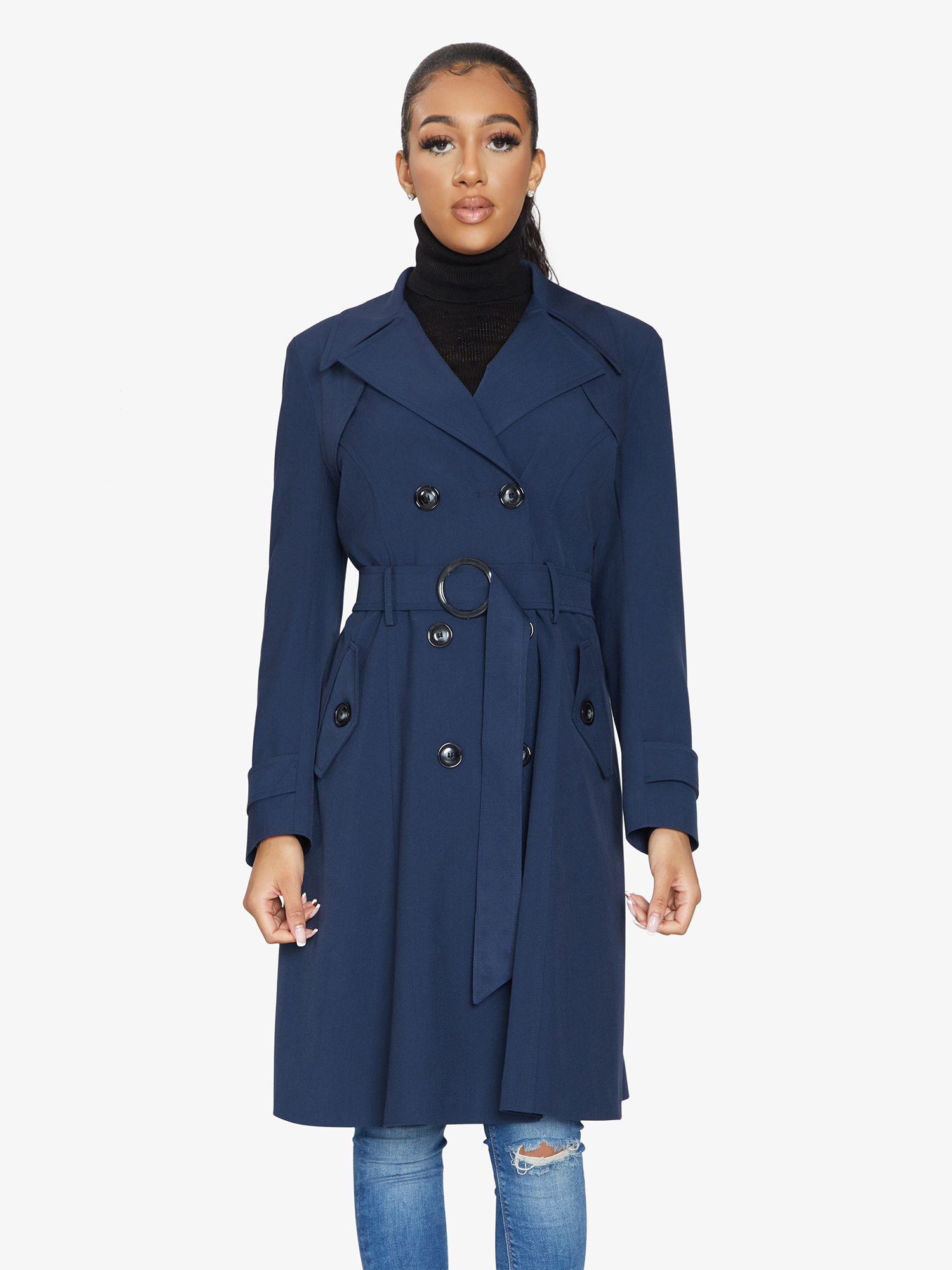 Online Double Breasted Trench Coat for Women | LateurGo 