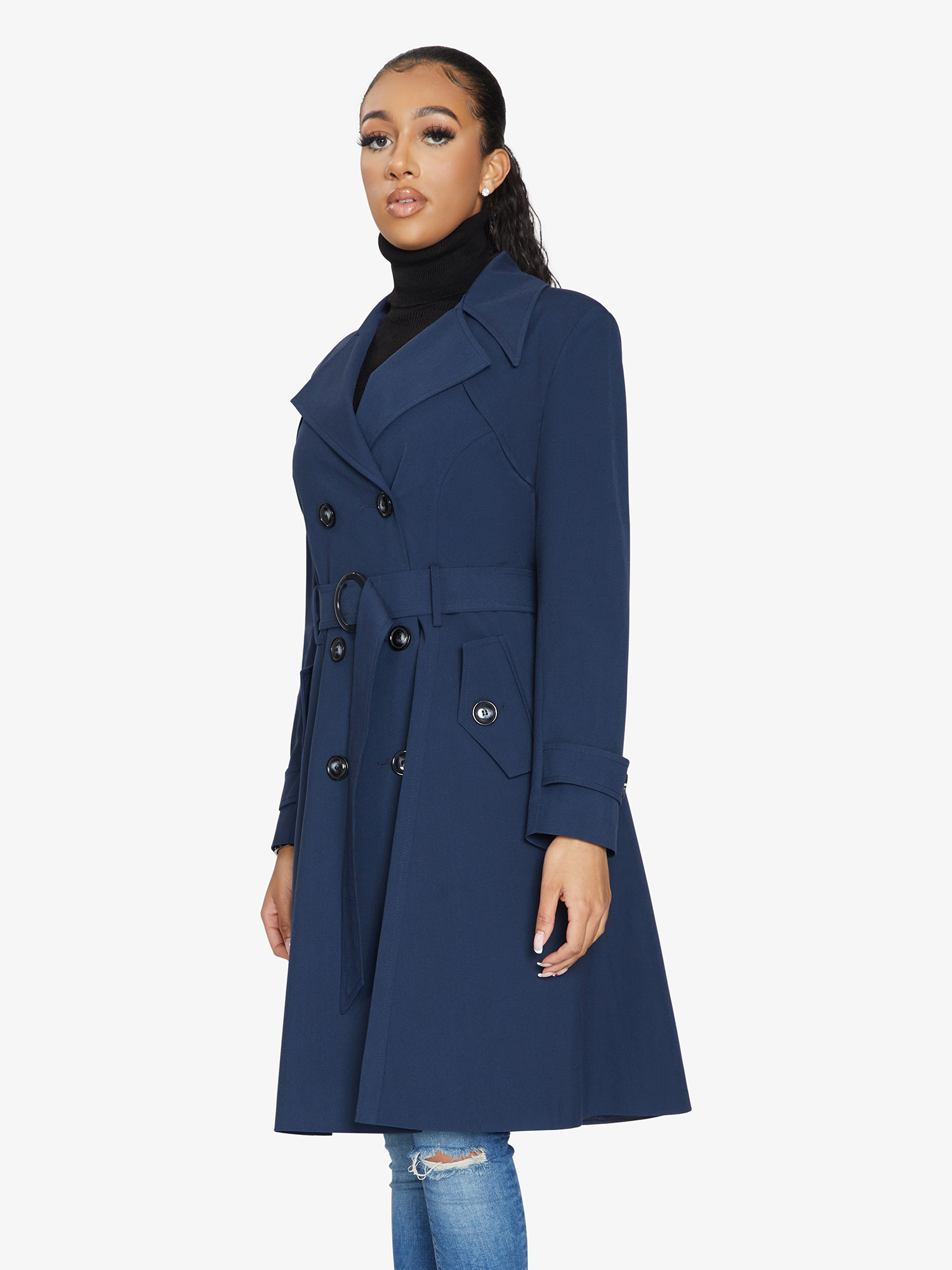 Online Double Breasted Trench Coat for Women | LateurGo 