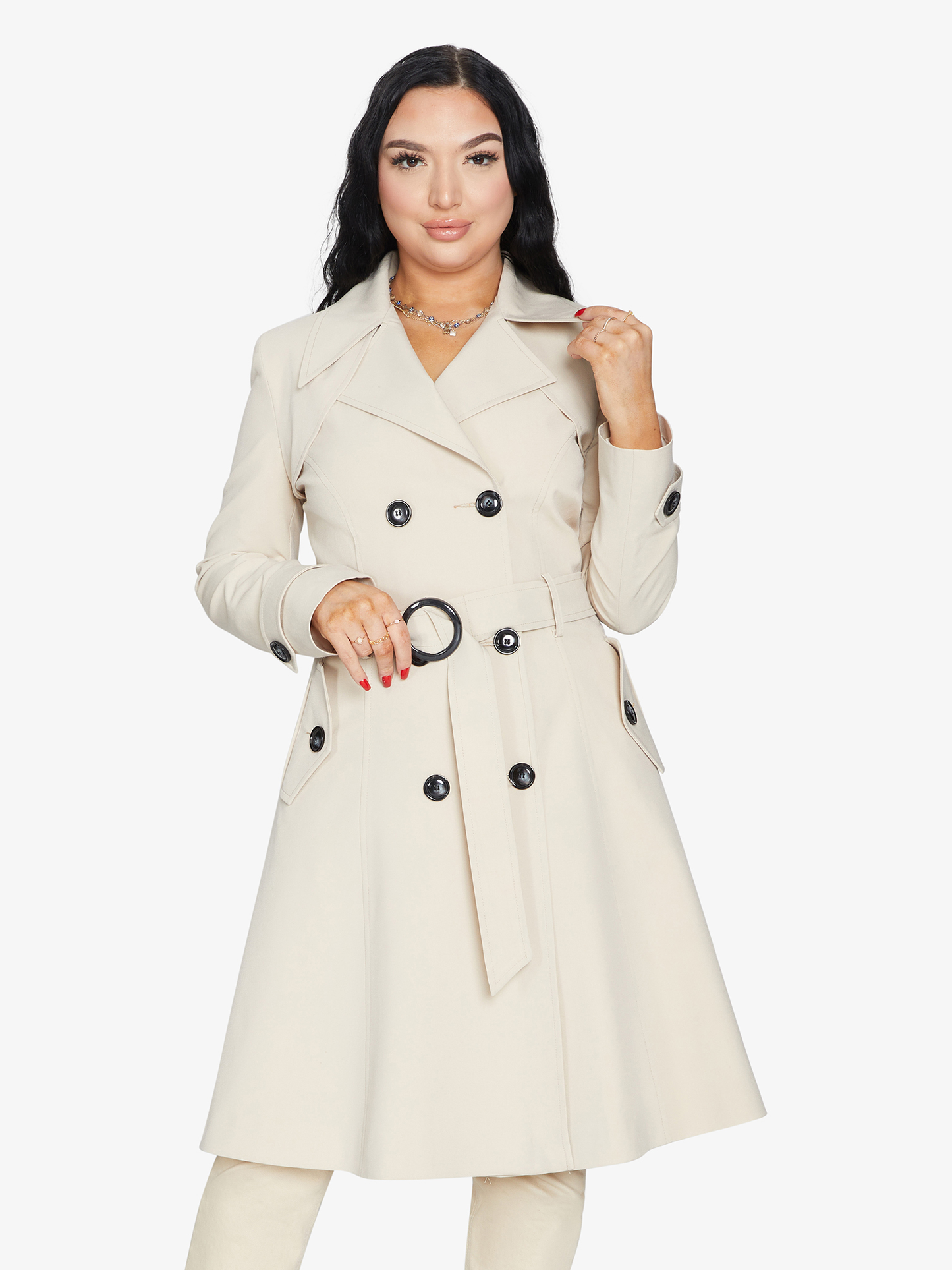 Online Double Breasted Trench Coat for Women | LateurGo 