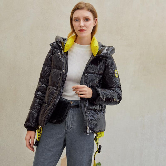 Short Women Winter Coat | Warm Hooded Parka by LateurGo