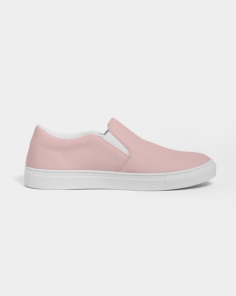 LateurGo Women's Rose Pink Slip-on Canvas Sports Shoes - Comfortable and Trendy