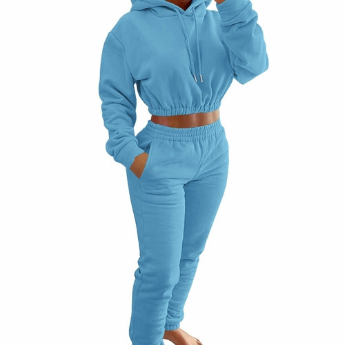 LateurGo Women's Spring and Winter Plush Sports Casual Suit