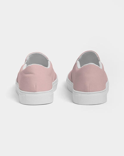 LateurGo Women's Rose Pink Slip-on Canvas Sports Shoes - Comfortable and Trendy