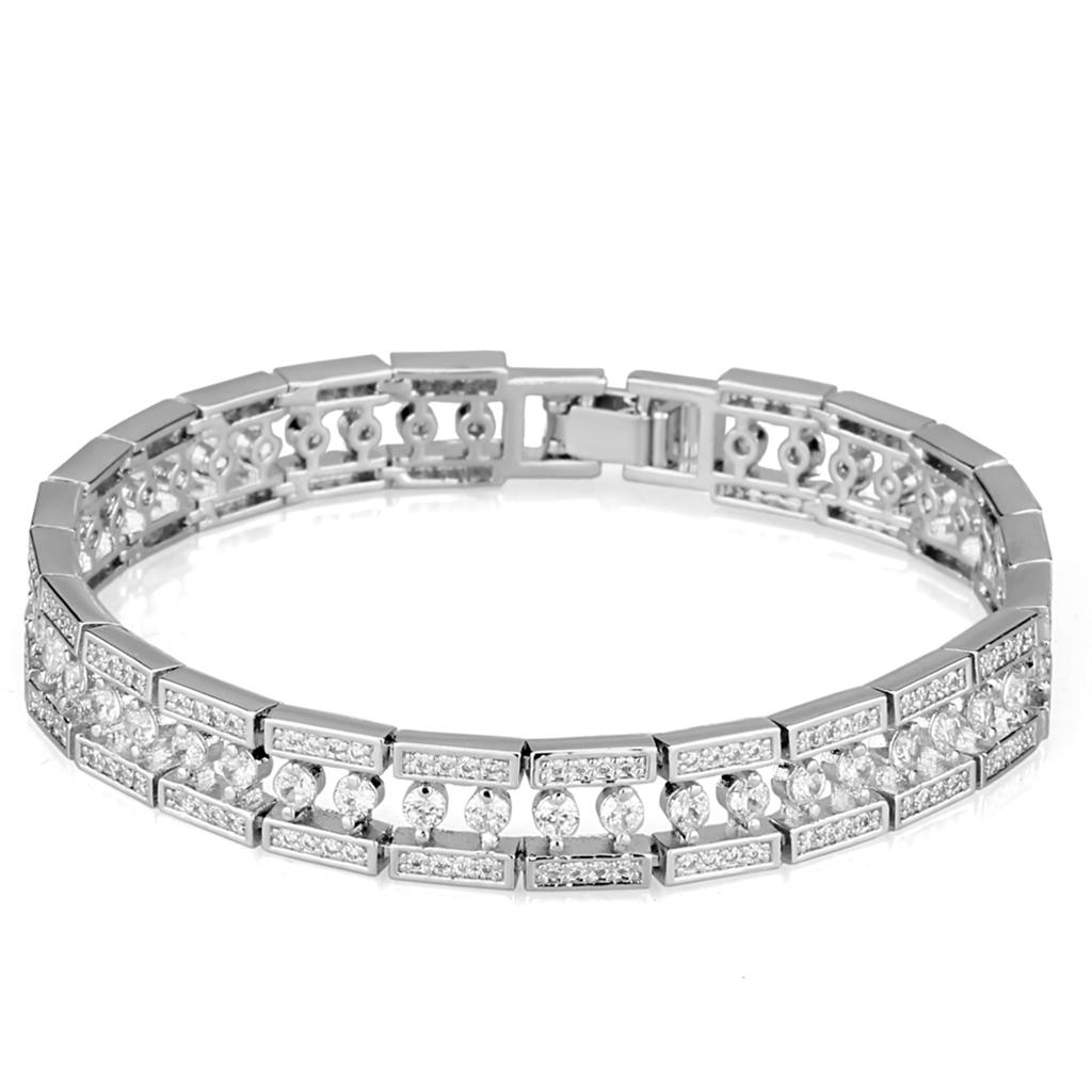  Rhodium Brass Jewelry Sets with AAA Grade CZ | LateurGo