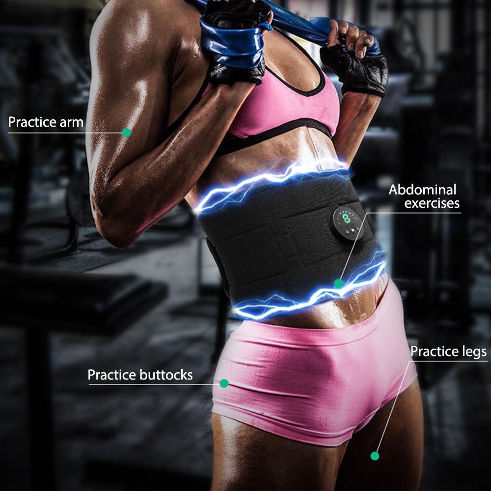 Abdominal Trainer Smart EMS Fitness Vibration Belt