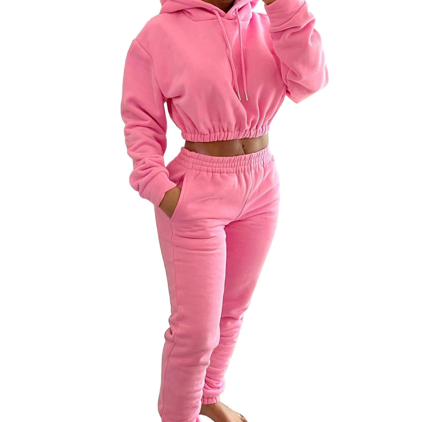 LateurGo Women's Spring and Winter Plush Sports Casual Suit