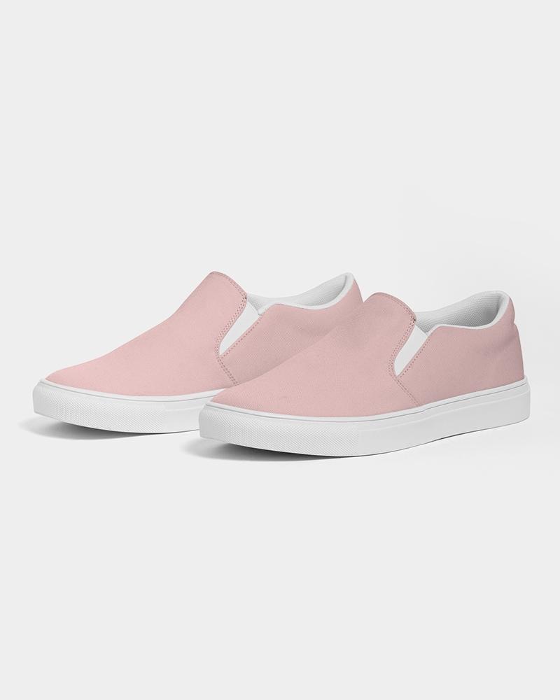 LateurGo Women's Rose Pink Slip-on Canvas Sports Shoes - Comfortable and Trendy