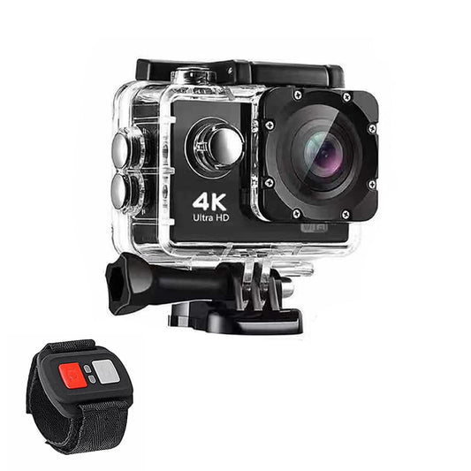 Waterproof 4K UHD WiFi camera with RF remote - LateurGo